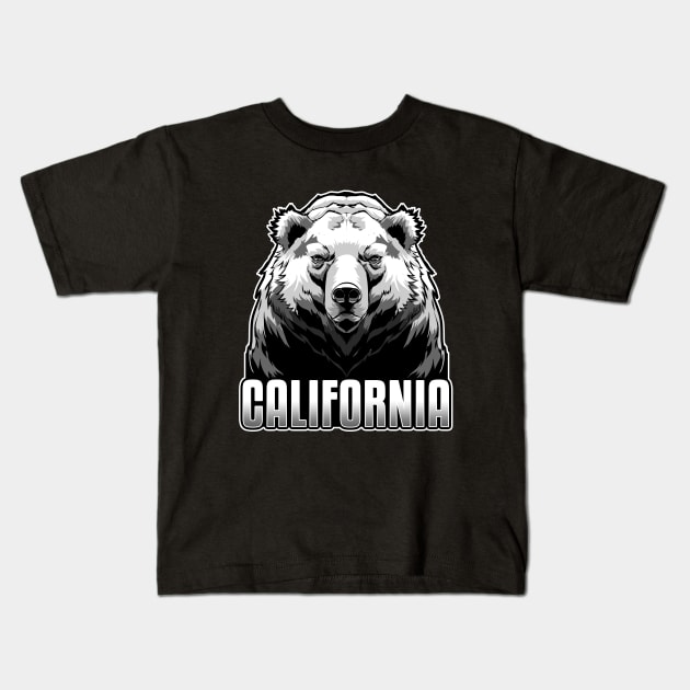 California Bear Kids T-Shirt by Styleuniversal